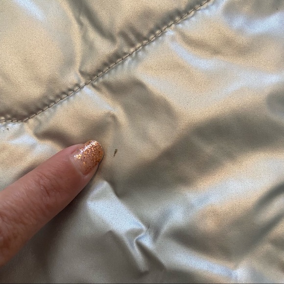 Puma Hooded Puffer Jacket Size Medium Silver - Picture 7 of 16